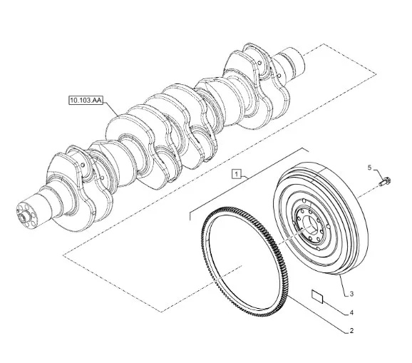 504006952 - маховик ДВС